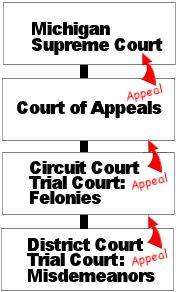 Michigan Appeals from District to Circuit, Circuit to Court of Appeals, etc.